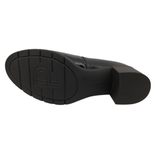 ZAPATO COMODO ABOTINADO LYCRA NEGRO