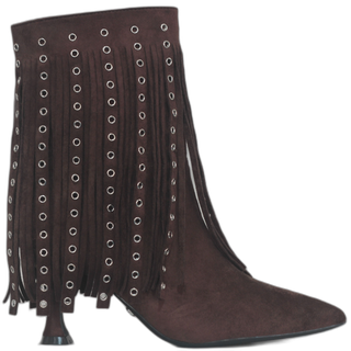 BOTIN FLECO TACON GLAM MARRON