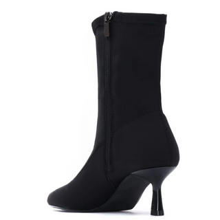 BOTIN TACON FINO VERONA TEXTIL NEGR