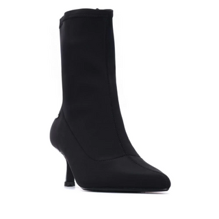 BOTIN TACON FINO VERONA TEXTIL NEGR