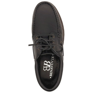 NAUTICOS DE PIEL CLÁSICOS NEGRO - BENAVENTE
