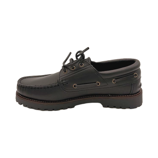 NAUTICOS DE PIEL CLÁSICOS NEGRO - BENAVENTE