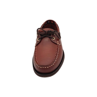 NAUTICOS DE PIEL CON CORDONES MARRÓN - BENAVENTE