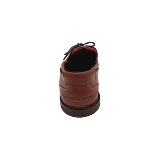 NAUTICOS DE PIEL CON CORDONES MARRÓN - BENAVENTE