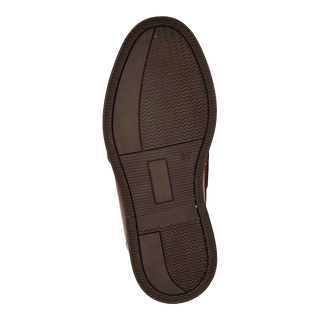 NAUTICOS DE PIEL CON CORDONES MARRÓN - BENAVENTE