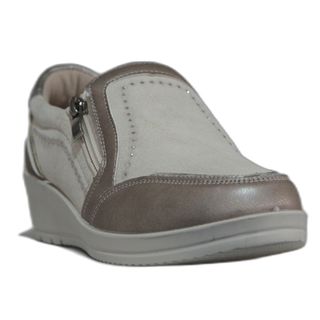 MOCASIN COMODO DEPORTIVO BEIGE
