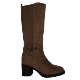 BOTA TACON ALTO MILAN TAUPE