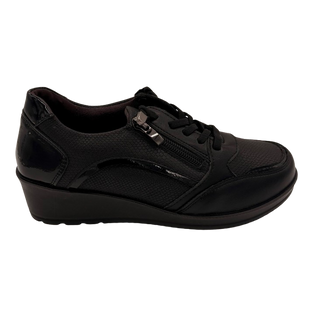 ZAPATO COMODO DEPORTIVO AURORA NEGRO