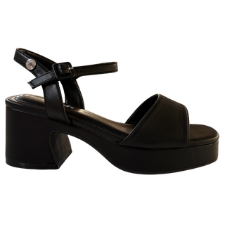 SANDALIA FIESTA TACON NEGRO