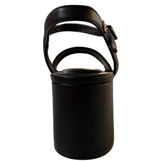 SANDALIA FIESTA TACON NEGRO