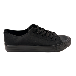 ZAPATILLAS DEPORTIVAS LONA PUNTA NEGRO