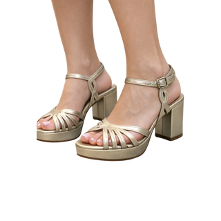 SANDALIA FIESTA VENTARA ORO