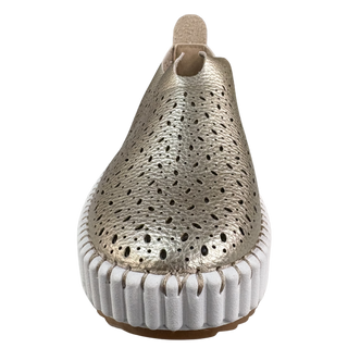 ZAPATO COMODO PLATAFORMA ORO ISA