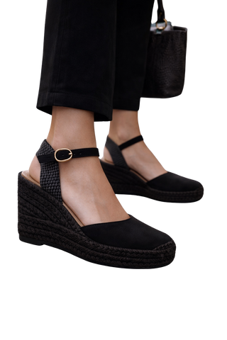 CUÑA DE ESPARTO FLAMENCA  8 CUERDAS NEGRO-NEGRO