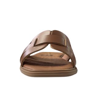 SANDALIA PLANA MARQUESITA PIEL CUERO