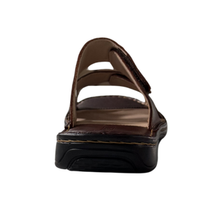 SANDALIA  PIEL MANUEL MARRON