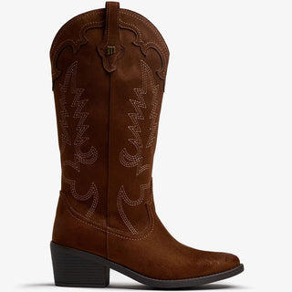 MUJER BOTIN COWBOY ALTO RODEO MUSTANG