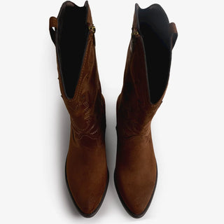 MUJER BOTIN COWBOY ALTO RODEO MUSTANG