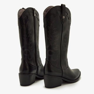 MUJER BOTIN COWBOY ALTO RODEO MUSTANG