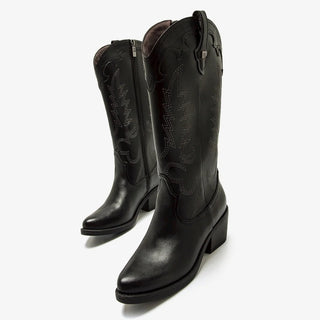 MUJER BOTIN COWBOY ALTO RODEO MUSTANG