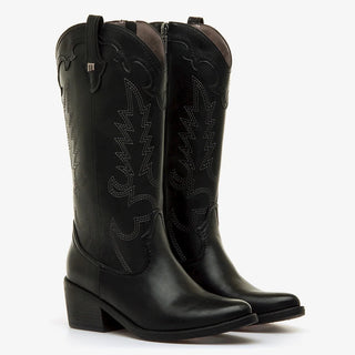 MUJER BOTIN COWBOY ALTO RODEO MUSTANG