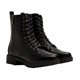 MUJER  BOTIN MILITAR CAMPA MUSTANG