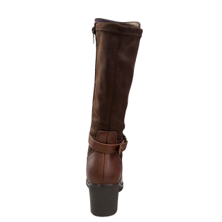 MUJER BOTAS LLOVIZNA PIEL