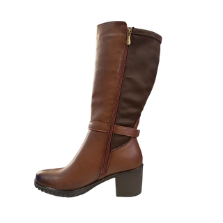 MUJER BOTAS LLOVIZNA PIEL