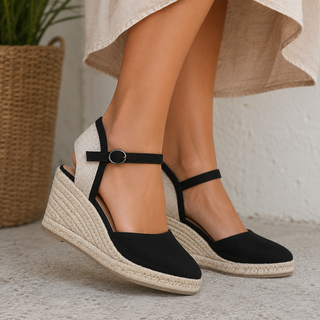 MUJER ESPARTO ANDALUCIA NEGRO
