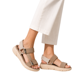 MUJER SANDALIA CANDELA BEIGE