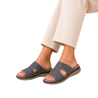 MUJER SANDALIA COMODO  JEANS MOSAICO