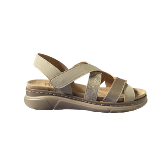 MUJER SANDALIA COMODO BEIGE