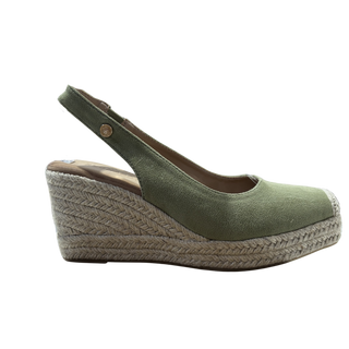 MUJER ESPARTO CUÑAS VERDES ROCIO