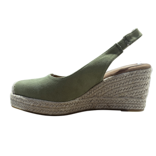 MUJER ESPARTO CUÑAS VERDES ROCIO