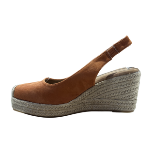 MUJER ESPARTO CUÑAS NARANJA ROCIO