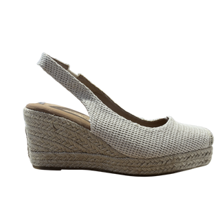 MUJER ESPARTO  CUÑAS BEIGE LAURA