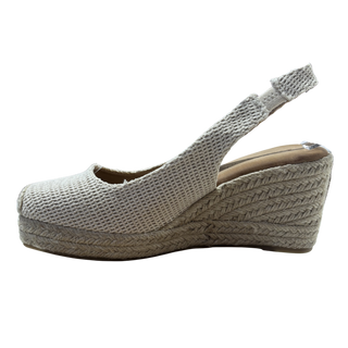 MUJER ESPARTO  CUÑAS BEIGE LAURA