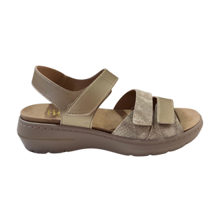 MUJER SANDALIA COMODO ORO