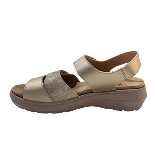 MUJER SANDALIA COMODO ORO
