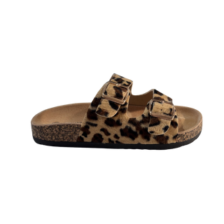 MUJER SANDALIA DESTALONADA BRISIA LEOPARDO