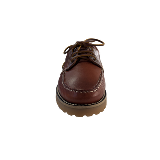 HOMBRE NÁUTICOS CLÁSICOS BENAVENTE CORDONES PIEL PULL BRANDY