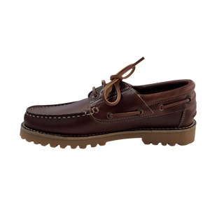 NÁUTICOS CLÁSICOS BENAVENTE UNISEX  CORDONES PIEL PULL CAMEL