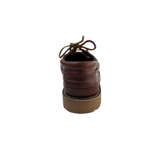 NÁUTICOS CLÁSICOS BENAVENTE UNISEX  CORDONES PIEL PULL CAMEL