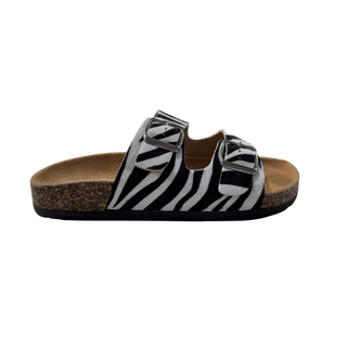 MUJER SANDALIA DESTALONADA BRISIA ZEBRA