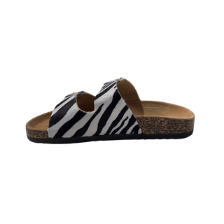 MUJER SANDALIA DESTALONADA BRISIA ZEBRA