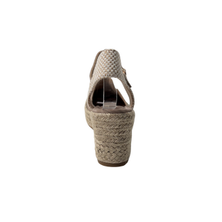 MUJER  ESPARTO CUÑA BEIGE
