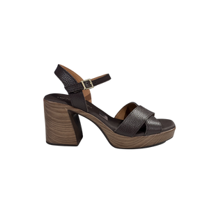 MUJER SANDALIA TACON HELENA DOYA MARRON