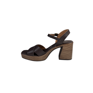 MUJER SANDALIA TACON HELENA DOYA MARRON