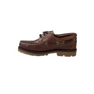 NIÑO NAUTICOS DE PIEL CLÁSICOS CORDONES CAMEL - BENAVENTE