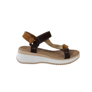 MUJER  SANDALIA PLATAFORMA  CARDENA MARRON